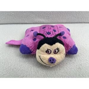 Pillow Pets Dream Lites Mini Ladybug Plush Backpack Clip Keychain 5in READ